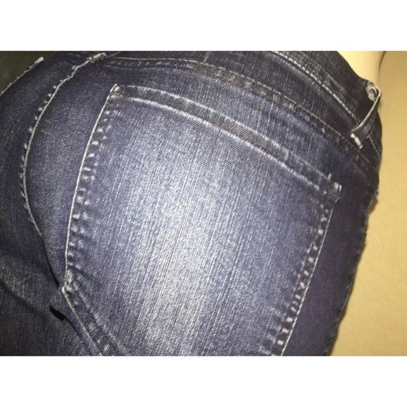 NEW YORK &COMPANY LOW-RISE BOOTCUT DARK WASH JEANS - Picture 4 of 4